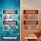 Signmission Do Not Enter Test In Progress Bilingual Danger Sign, Vinyl Decal, 10in W x 14in L, 2PK OS-2PACK-DS-D-1014-VS-1149 - alternate 3